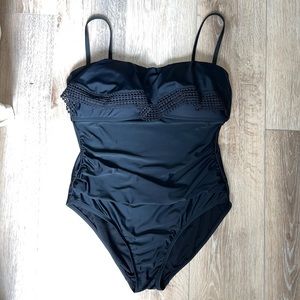 Kona Sol Ruffle One Piece Swimsuit